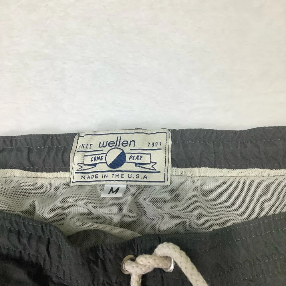 Wellen Swim Short Sz Medium Charcoal Huckberry